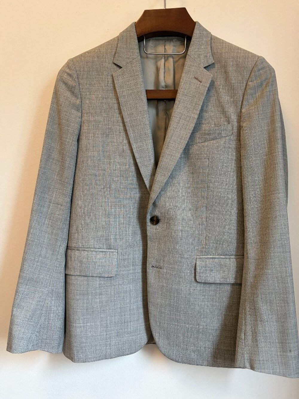 Paul Smith Wool Heathered Grey Suit Set - 38R Chest / 32" Waist